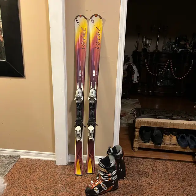 158 Volki ski with boots  in Ski in Markham / York Region - Image 2