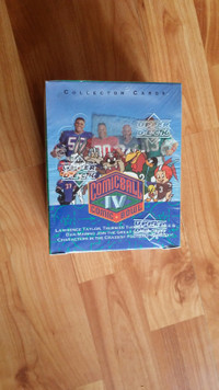 New Sealed Box of Upper Deck Comic Ball IV Football Cards