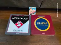 Board Game Bundle -Codenames, LIFE, Monopoly, Scrabble & Puzzles