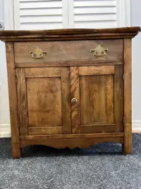 Small cabinet, end table - solid wood 