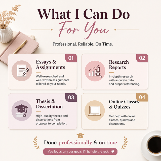 Assignment Help | Essays • Reports • Dissertation|Online courses449688941437265921