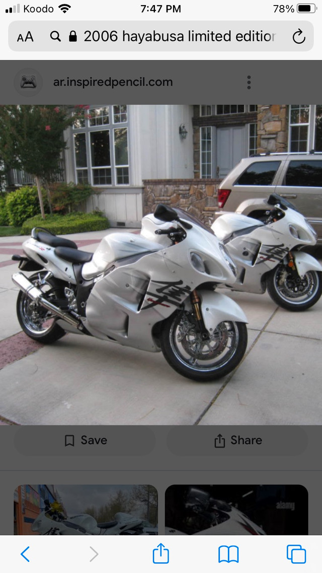 Hayabusa 2006 Ltd edition wanted.  Cash !!    in Other in Barrie