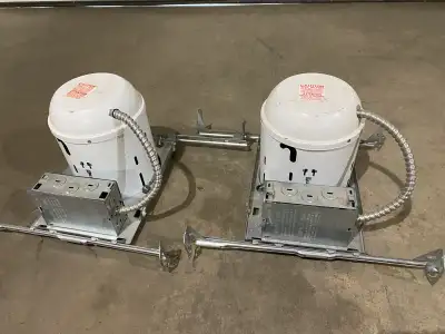 Used Halo H7TJ Light Fixtures x2. Decent shape. Located in Spruce Grove.