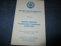 ROTARY CLUB OF WAUKEGAN ANNUAL CHRISTMAS CONCERT-1983-ILLINOIS