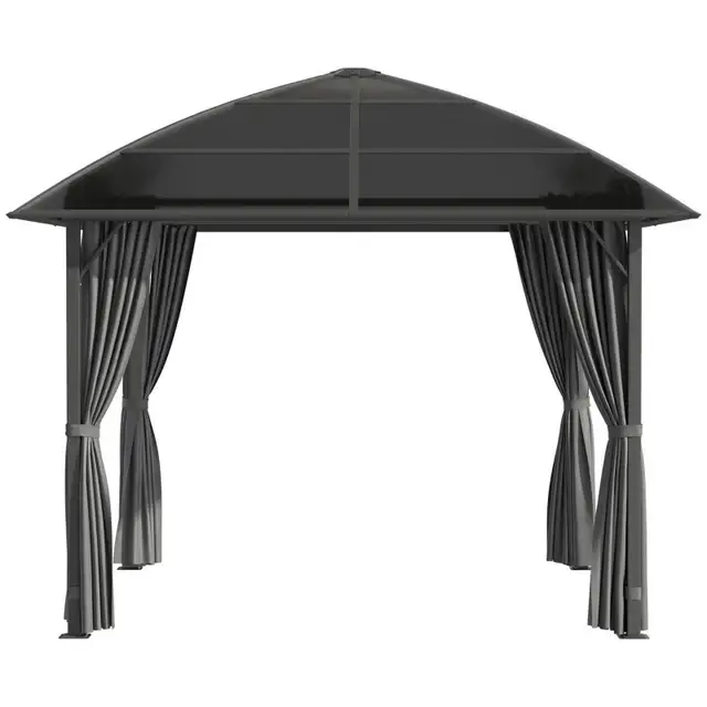 10' x 10' Outdoor Gazebo Canopy, Hardtop Gazebo with UV60+ Polyc in Patio & Garden Furniture in Markham / York Region - Image 10