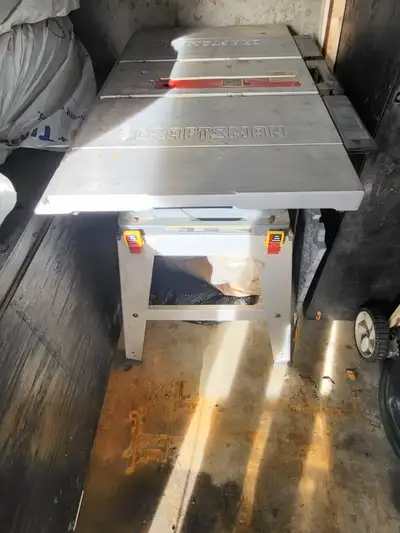 Table Saw - $100 - Hardly used - If interested text or call Naz at 403 400-4497 - This item is still...
