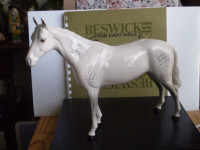 Beswick Horse Figurine - " Dapple Grey  Race Horse " - #701 -