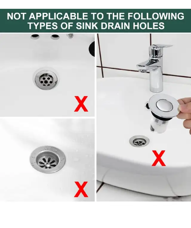 Drain Stopper, Pop Up Stopper, Anti-Odor in Bathwares in Markham / York Region - Image 7
