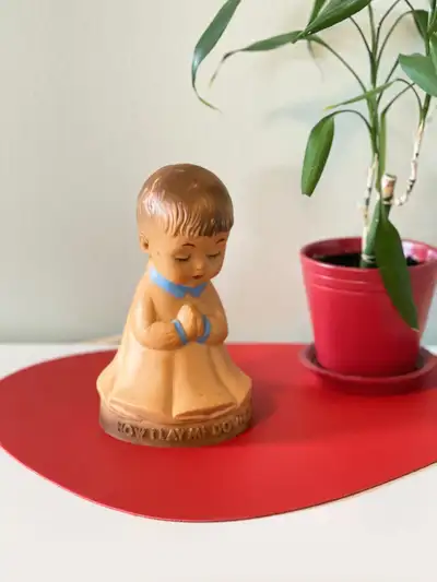 Vintage 1960 Petite Lampe Veilleuse Enfant en Prière, View more
