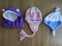 Girls winter hats size 18 months-4T