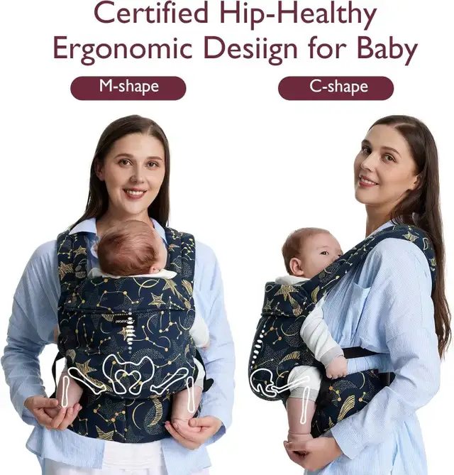 Momcozy Ergonomic Baby Carrier Newborn to Toddler in Strollers, Carriers & Car Seats in City of Toronto - Image 4