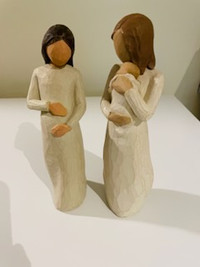 Motherly wooden figurines