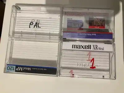 Video 8/hi8 Digital 8 tape cases, View more