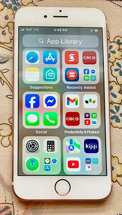Unlocked IPhone 6S w/100% Battery Health 32GB 10/10 Not a mark!, View more