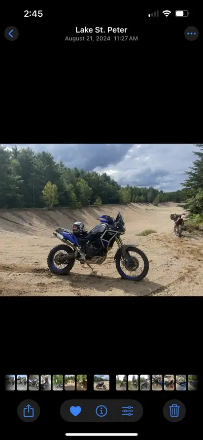 Offroad build t7. Full ktech front, custom racetech rear built for 190lb rider ($4000+) Lot's of goo...