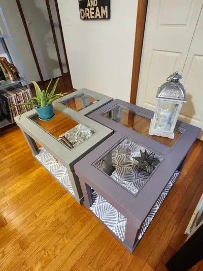 L shaped coffee tablea $ 80 OBO, View more