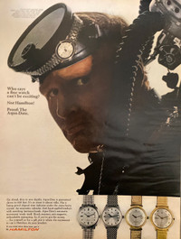 1966 Hamilton Watches Original Ad