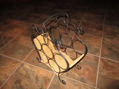 Beautiful wine rack.