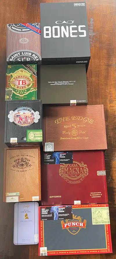 Empty Cigar Boxes , View more