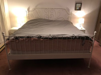 King bed frame (ikea)