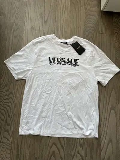 Men’s VERSACE T-Shirt - White/Black - Size 3XL XXXL , View more