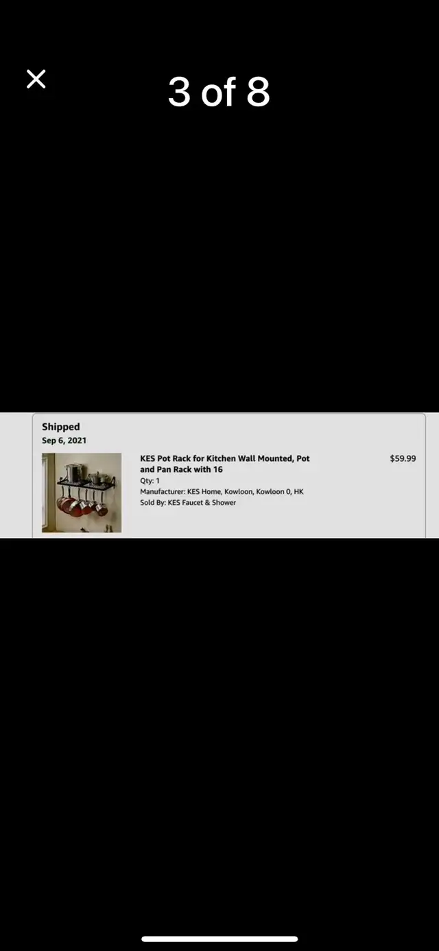 wall-mounted pots & pans racks  in Storage & Organization in London - Image 4