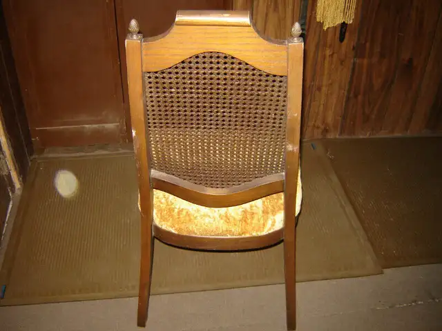 Classic real walnut wood dining chairs[set of four] in Dining Tables & Sets in Hamilton - Image 3