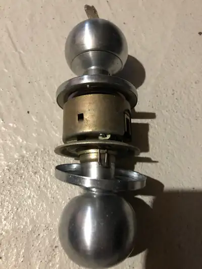 Heavy duty passage door with liock, View more