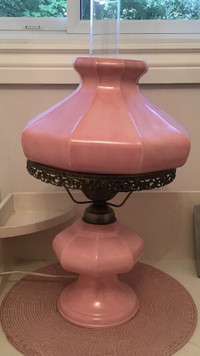 Vintage Ceramic Pink Lamp
