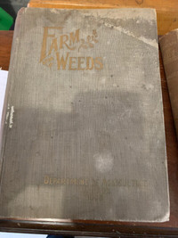 rare book FARM WEEDS OF CANADA 1909