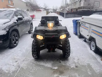 I’m selling my Polaris Sportsman XP 850, featuring on-demand All-Wheel Drive for superior traction a...