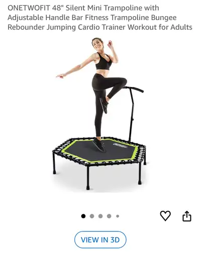 ONETWOFIT 48" Mini Trampoline/Rebounder, View more