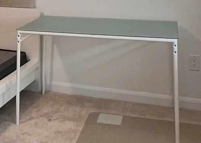 Glass top desk L 43’-W 30’ for study or dining table in Desks in Ottawa - Image 3