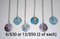 Brand New TINKERBELL and FROZEN Necklace Lots For Sale