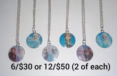 Brand New TINKERBELL and FROZEN Necklace Lots For Sale, View more