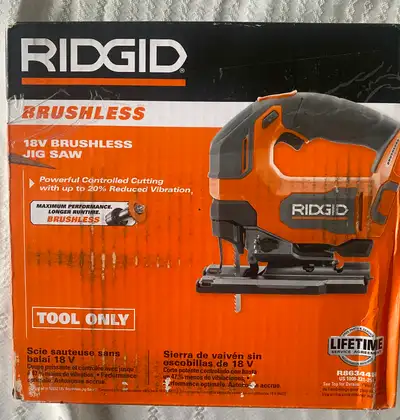 NEW Rigid Brushless Jig Saw, View more