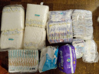 Lots of diapers  