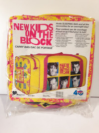 New Kids on the Block Sleeping Bag Carry Case Duffle Bag - NEW