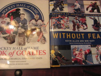 2 Hardcover NHL Goalie Books