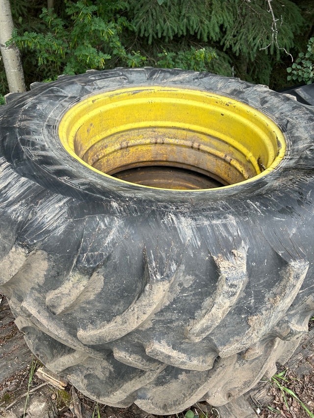 20.8 x 34 tires and JD rims Farming Equipment Grande Prairie Kijiji