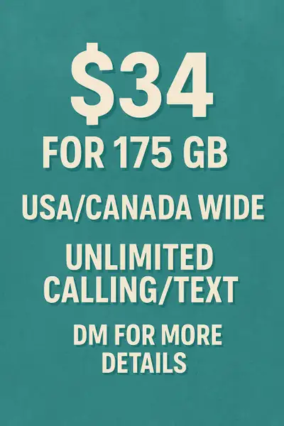 BYOD Special: 175GB for Only $34, View more