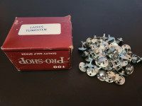 VINTAGE NEW CHAMP LADIES TUNGSTEN METAL GOLF CLEATS SPIKES 61 PC