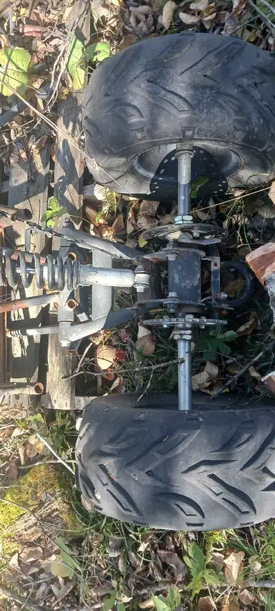 I have a chopped up go kart. I was going to lengthen it but never did. Now my kid is way too big. Th...