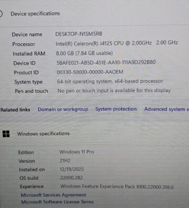 BeeLink GK35 Mini PC Intel Celeron J4125 8GB 128GB SSD Win11 PRO in Desktop Computers in City of Toronto - Image 6
