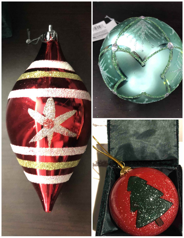 3 Christmas Ornaments in Holiday, Event & Seasonal in City of Toronto