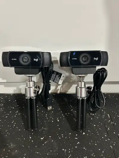 C922 Logitech Pro HD Stream Webcams 2pc, View more