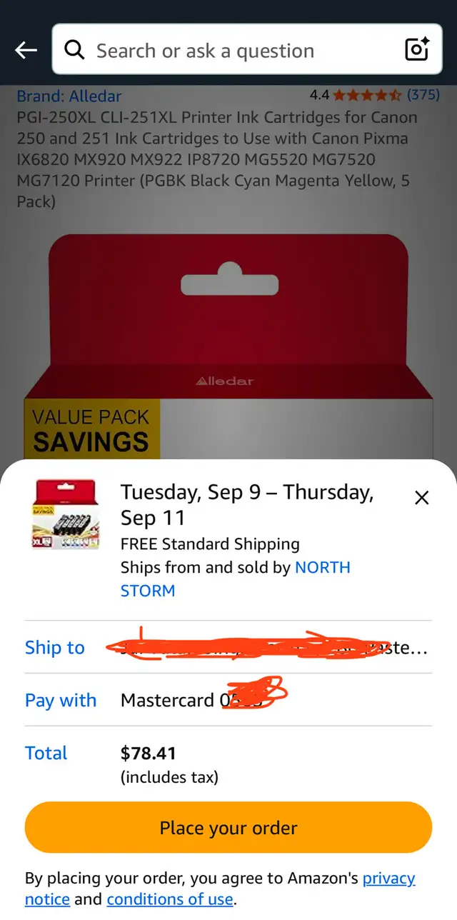 PGI-250XL CLI-251XL Printer Ink Cartridges for Canon 250 and 251 in Printers, Scanners & Fax in Kitchener / Waterloo - Image 8