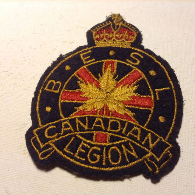 CANADA Canadian Legion British Empire Service League KC badge pa in Arts & Collectibles in Vancouver