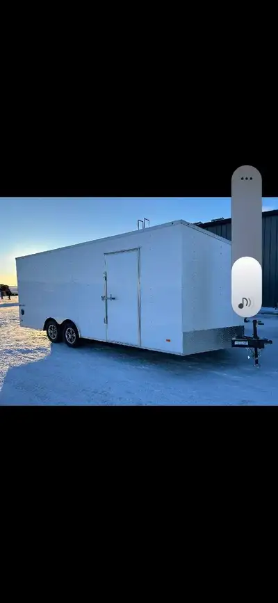 Hardly used 2025 Bravo 8.6 x 20' Carhauler/Cargo Enclosed Trailer- Ramp door Brand new this trailer...