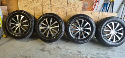 Great deal on this Set of 4 Sharp looking TourenT3 alloy rims with tires. ALL DETAILS ARE AS FOLLOWS...